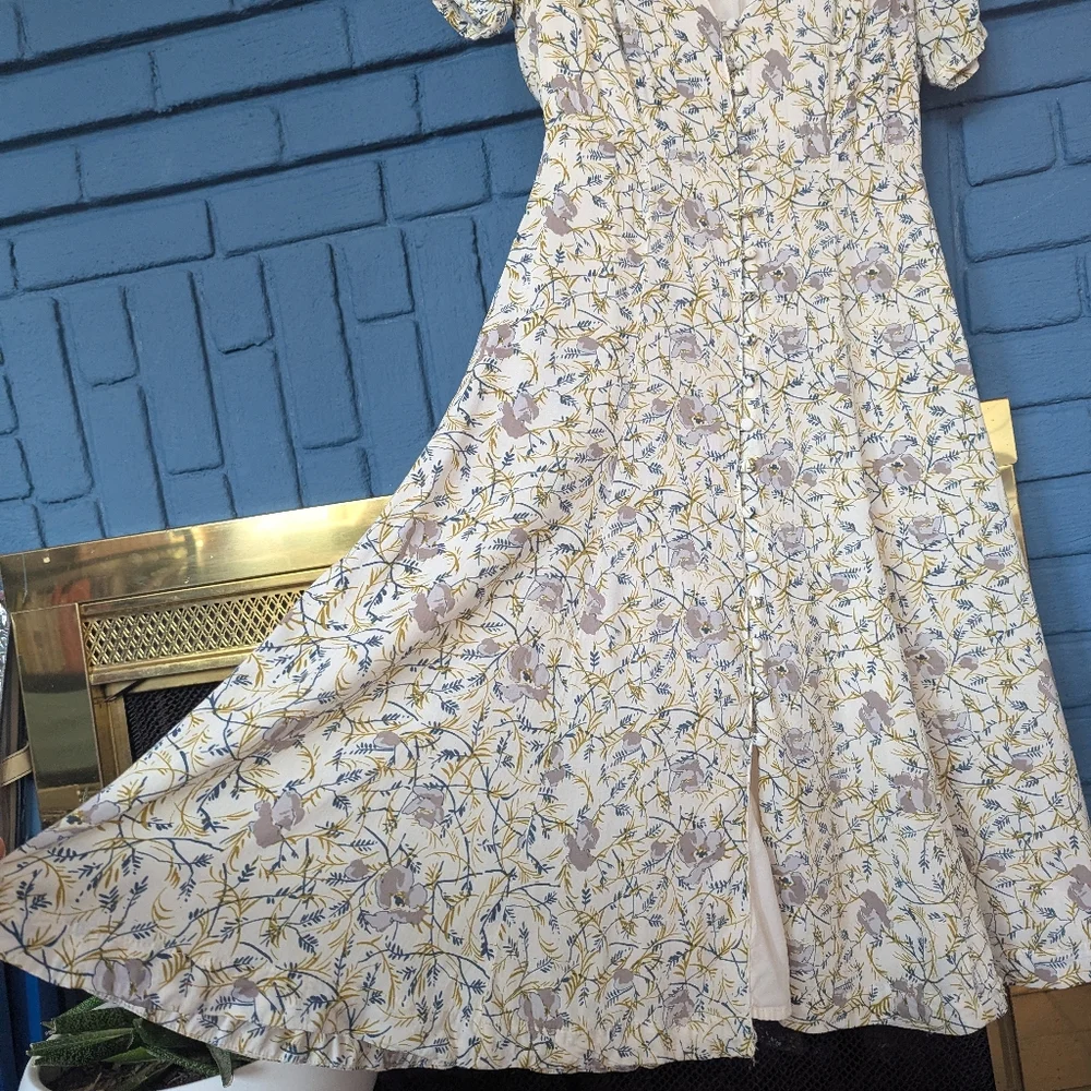 Free people soft floral dress mystic magnolia - Picture 4 of 9